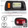 Golf Cart 12 Volt LED Headlight and Tail Light Kit for Club Car DS Carts 1993-up Gas & Electric Models,with upgrade headlights, amber turn signals, brake lights - Image 3