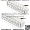 Slim 2 Pack 18W Off Road Led Work Light Bar 6.2 Inches 6500K LED Flood Light Bar for ATV SUV Jeep Boat Truck White