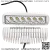 Slim 2 Pack 18W Off Road Led Work Light Bar 6.2 Inches 6500K LED Flood Light Bar for ATV SUV Jeep Boat Truck White - Image 4