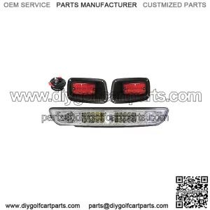 Golf Cart E-Z-GO TXT 1994-2013 Super Saver Clear LED Light Bar Kit