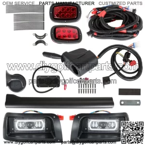New LED Light Kit Turn Signals Brake Light Horn For Club Car DS 93+