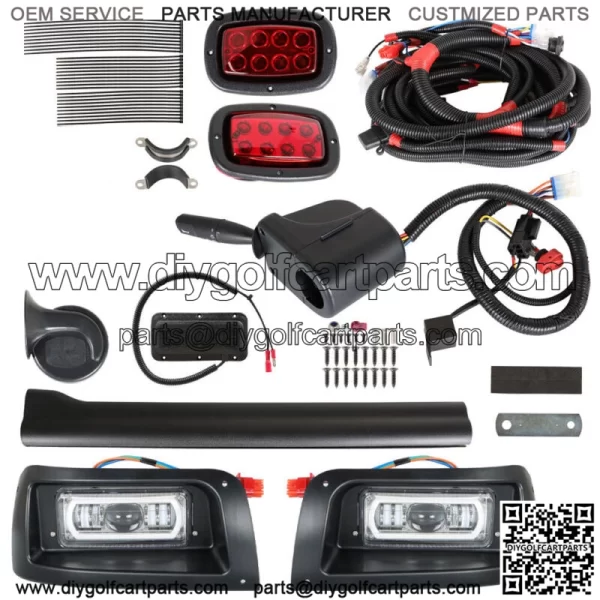 New LED Light Kit Turn Signals Brake Light Horn For Club Car DS 93+