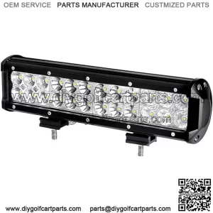 Front Bumper LED Light Bar Spot Flood Combo Driving For Club Car EZGO Golf Cart
