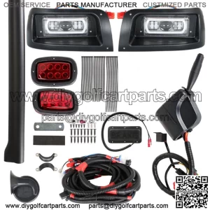 new LED Light Kit Turn Signals Brake Light Horn Street Legal for club car DS 93+