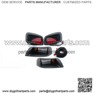 LED Headlight & Tail Light Kit Fits EzGo Golf Cart TXT Models (1996-2013) G&E