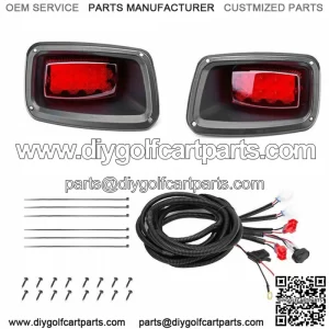 Golf Cart LED Tail Lights Kit For EZGO TXT 1996-2013 Gas / Electric