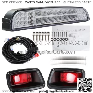 LED Light Bar Kit with LED Taillights 2 product For EZGO TXT (96-13) Golf Cart