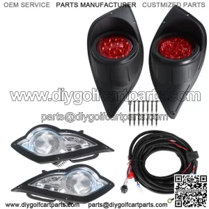 FOR Yamaha G29/Drive Golf Cart LED Ultimate Plus Headlight Kit 2007-2016 US