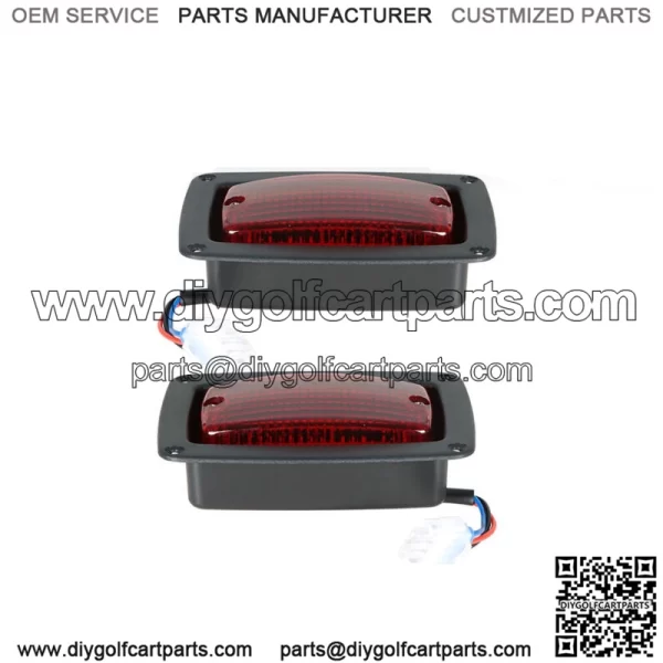 Fit For Club Car DS 2 Pair Golf Cart LED Tail Light 3 Wire Rear Taillights US
