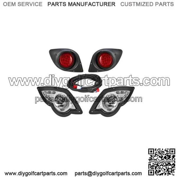 Golf Cart Full LED Headlight & Tail Lights Kit For Yamaha Drive G29 Gas&Electric