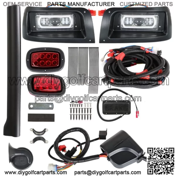 For Club Car DS 93+ LED Light Kit Turn Signals Brake Light Horn New