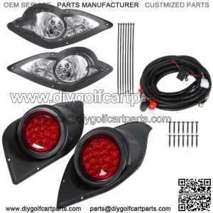NEW Golf Cart LED Light Kit Headlight + Tail Light Set For Yamaha Drive 2007-UP