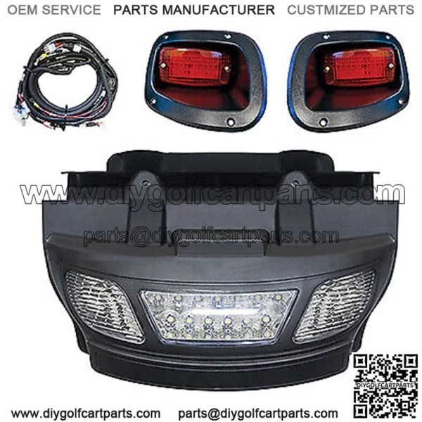 Ezgo TXT Golf Cart Light Bar Bumper LED Light Kit 2014 & Newer