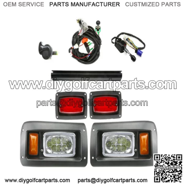 NEW 1993+ Club Car DS LED Deluxe / Street Light Kit Golf Cart Carts Car JBCarts