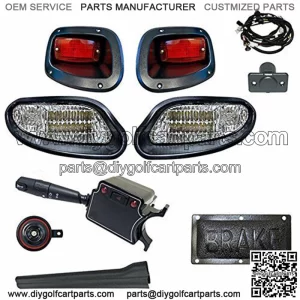 Light Kit, Fits E-Z-Go TXT 2014+ Golf Carts, Factory, LED  (Deluxe, Pedal) RHOX