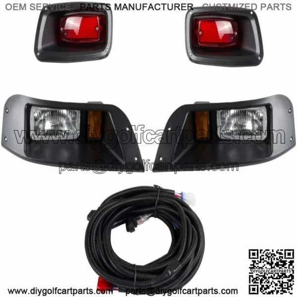 EZGO TXT Golf Cart Light Kit Basic LED Headlight Taillight 1996-2013