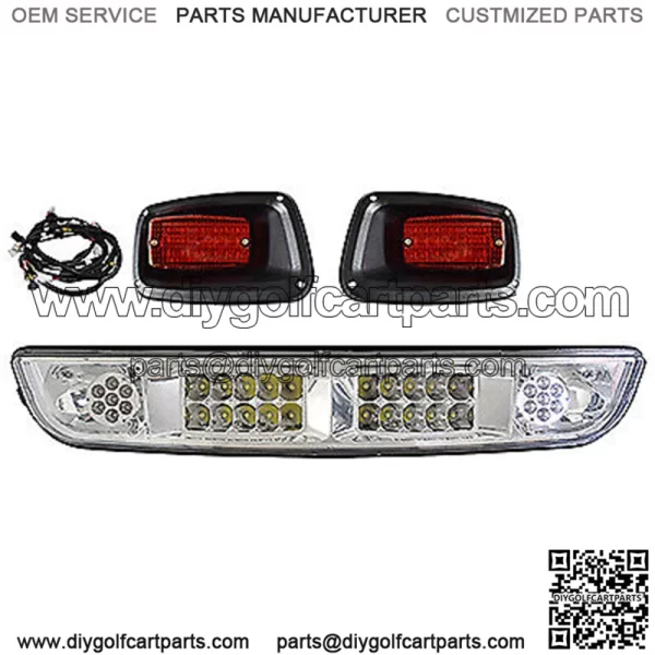 Light Bar Kit, LED, Fits E-Z-Go TXT 94-13 gas & electric, 12V, RHOX,