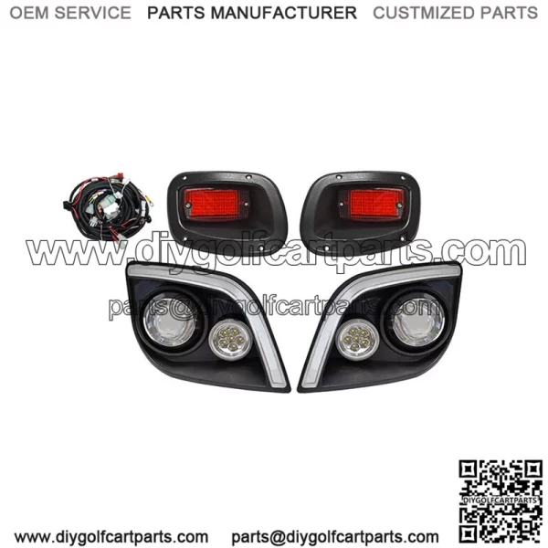 Golf Cart EZGO Express LED Light Kit with RGBW Accent Lights