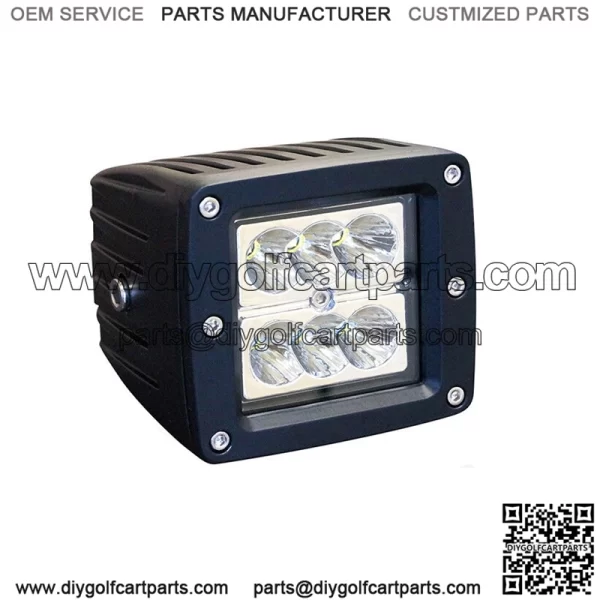 Golf Cart 1500 Lumen LED Utility Spotlight 3.25" (12-24V/ 24W)
