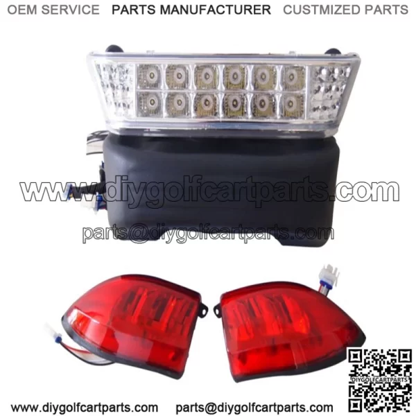 Club Car LED Headlight and Tail Lights Fits 2004-2008.5 Precedent Golf Cart