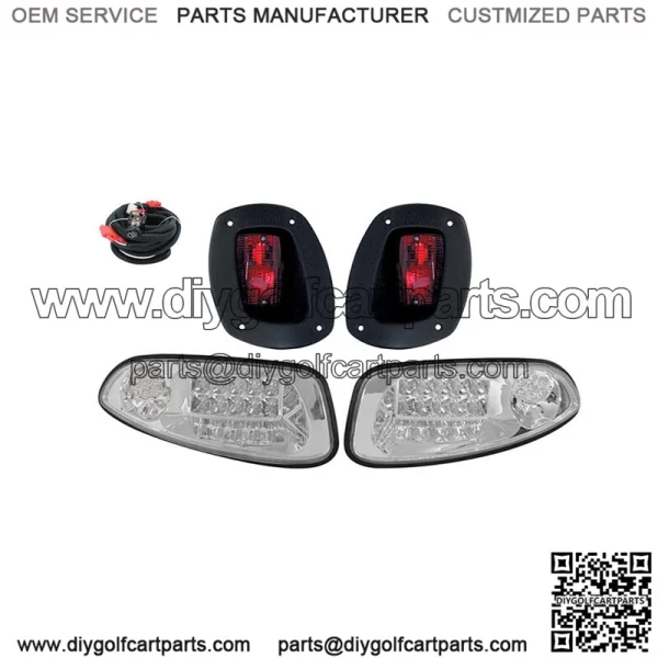 Golf Cart EZGO RXV SS Clear LED Factory Style Light Kit