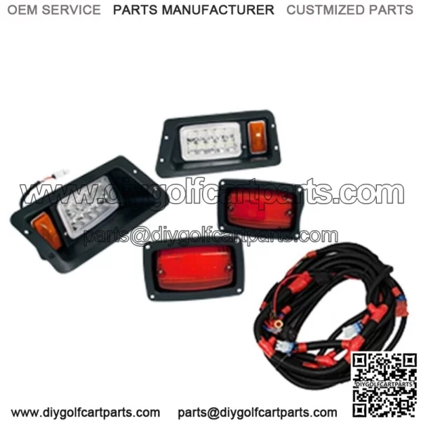 Yamaha G22 2003-2007 Golf Cart LED Light Kit w/ Tail Lights | 02-121