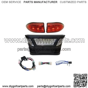LED Multi Color Light Bar Bumper Kit for Club Car Precedent Golf Cart