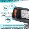 Universal Golf Cart 12 Volt LED Headlight and Tail Light Kit for Club Car DS Carts Gas & Electric Models,with upgrade headlights, amber turn signals, brake lights - Image 2