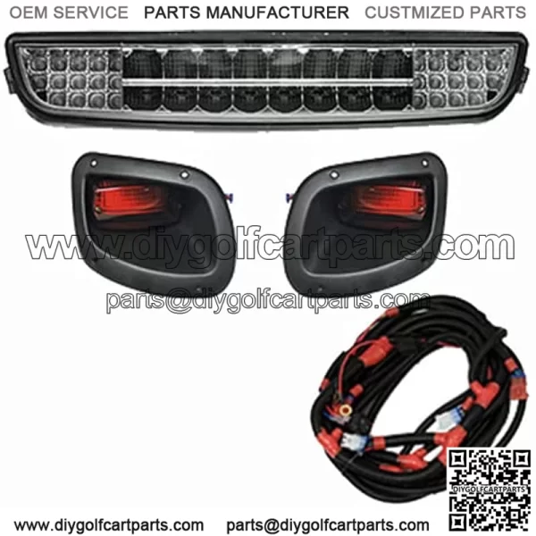 Revenge Golf Cart Parts & Accessories EZGO TXT Golf Cart LED Super Saver Light Bar Kit 1994 - 2013