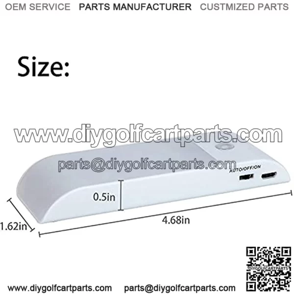 Universal Golf Cart Roof Light, LED USB Rechargeable Wireless Motion Sensor Dome Light - Image 4