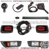 Golf Cart LED Headlight Kits for 1996-2013 EZGO TXT Carts (12V-48V), with Tail Lights, Turn Signals Kits, Brake Lights and Safe Daytime Running Lights - Image 2