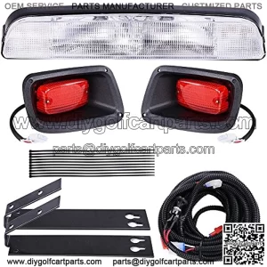Golf Cart LED Taillight Halogen Headlight Kit Outdoor Sport Light Golf Cart Light Accessories