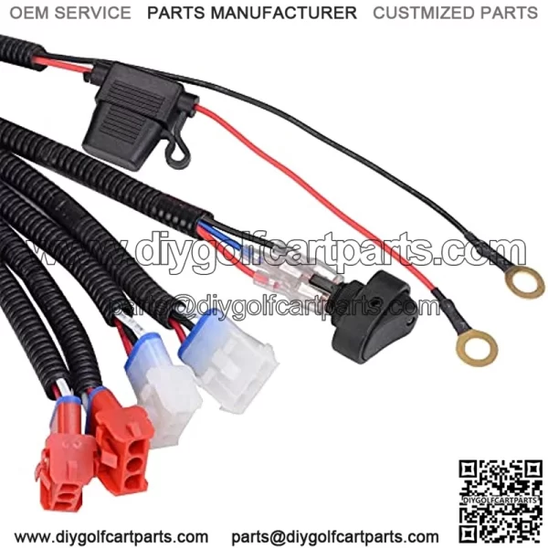 Golf Cart LED Taillight Halogen Headlight Kit Outdoor Sport Light Golf Cart Light Accessories - Image 4