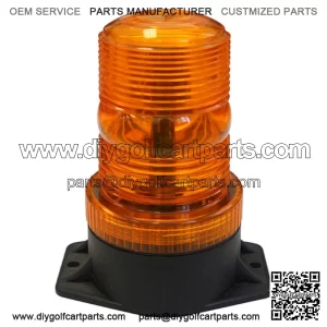 Universal Golf Cart Strobe Light - Amber - EZGO, Club Car, Yamaha