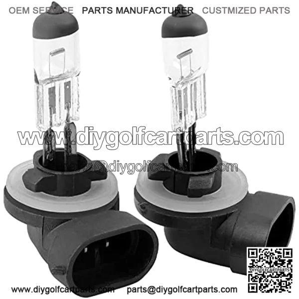 Golf Cart Halogen Headlight Bulb for Club Car DS & Precedent and EZGO 12V/37 Watt Replaces OEM # 101988101, 74004G01 - Image 2