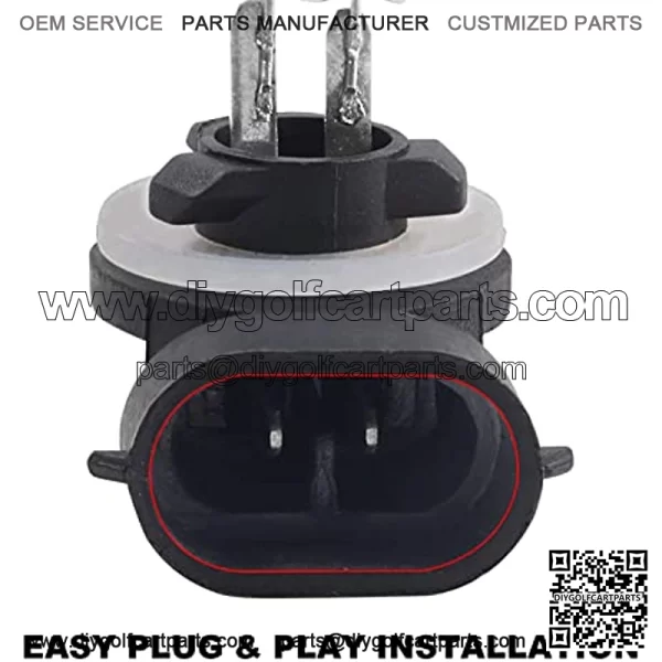Golf Cart Halogen Headlight Bulb for Club Car DS & Precedent and EZGO 12V/37 Watt Replaces OEM # 101988101, 74004G01 - Image 3
