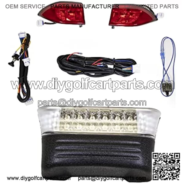 PROFX LED Light Kit for Club Car Precedent (2008.5-Up) Electric Golf Cart - Full LED Headlight Kit with Tail Lights