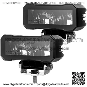 LED Light Bar, 4.6 inch LED Driving Beam Lights Pod 50W Work Lighting Drive Spotlight Off-Road LED Cubes Light for Truck Motor ATV UTV SUV Pickup Boat (2PCS 4200LM)