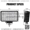 New 6 Inch Led Work Light for Truck, 80W 6800Lumens Flood Light Off Road Light for Jeep Tractor SUV ATV, 12/24V - Image 2