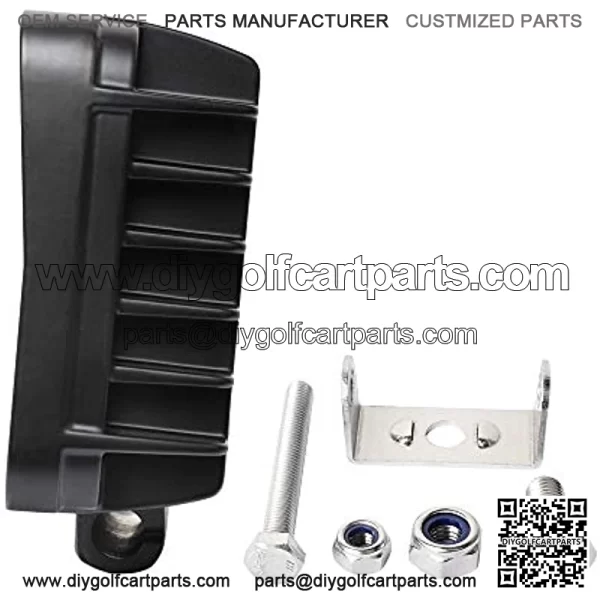 New 6 Inch Led Work Light for Truck, 80W 6800Lumens Flood Light Off Road Light for Jeep Tractor SUV ATV, 12/24V - Image 3