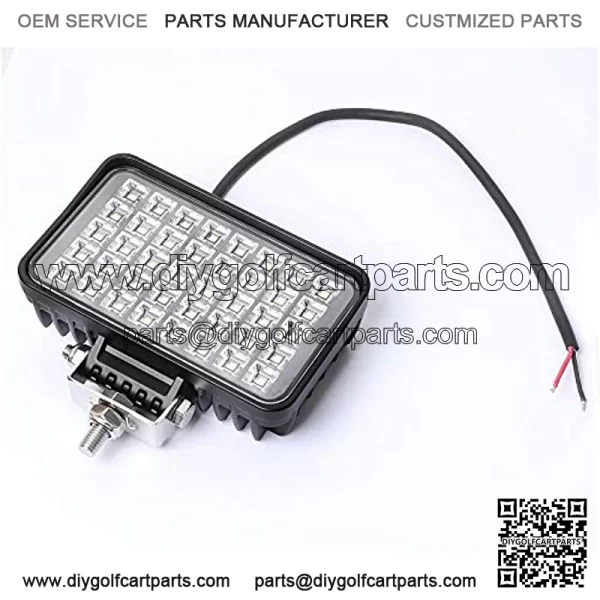 New 6 Inch Led Work Light for Truck, 80W 6800Lumens Flood Light Off Road Light for Jeep Tractor SUV ATV, 12/24V - Image 4
