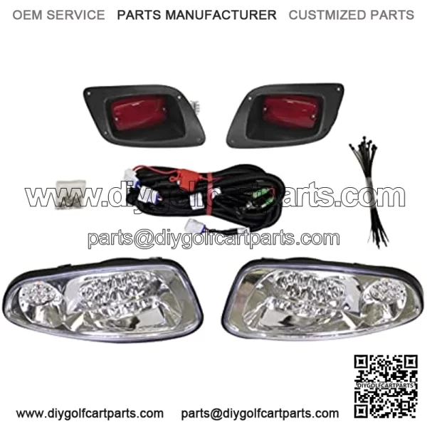 PROFX LED Light Kit for EZGO RXV (2016-2021) Gas & Electric Golf Carts - Full LED Headlight Kit with Tail Lights - Image 2
