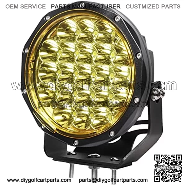 LED Offroad Light, 168W 15000 LMS 12V/24V led Pod Spotlight Lights with OSRAM P7 Led Chips, Off Road Lights, Led Work Lights for Truck Tractor Jeep ATV UTV Golf Cart Jeep Boat (7 inch) - Image 2