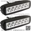 Senlips Led Light Bar 2PCS 18W Spot Led Fog Lights Off Road ATV Boat Trucks Waterproof Lights Led Driving Work Lamp for Vehicle Accessories