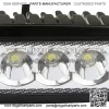 Senlips Led Light Bar 2PCS 18W Spot Led Fog Lights Off Road ATV Boat Trucks Waterproof Lights Led Driving Work Lamp for Vehicle Accessories - Image 2