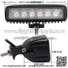 Senlips Led Light Bar 2PCS 18W Spot Led Fog Lights Off Road ATV Boat Trucks Waterproof Lights Led Driving Work Lamp for Vehicle Accessories - Image 4