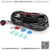 ZH017 22Inch 120W Spot Flood Combo Bar Led Off Road Lights with 16AWG Wiring Harness Kit - Image 2