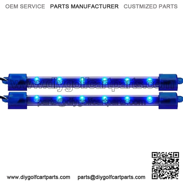 Lighting HIL-M6B 6" Blue LED Light Bar - Pack of 2 - Image 5