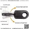 3 Version Golf Cart LED Headlight and Tail Light for EZGO TXT Freedom Carts (12V-48V) with Turn Signals Kits, Safe Daytime Running Lights & Multi Color App Bluetooth Control Light Kits - Image 3