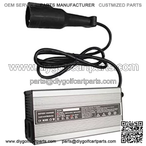 Club Car 48 Volt for Golf Cart Battery Charger 5 amp - with 3 Pin Charge Plug
